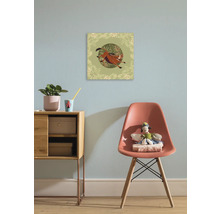 Dekoration mit einem Bild eines Warzenschweins an der Wand