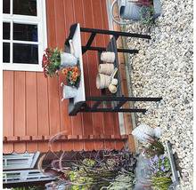 Pflanztisch promadino klein, verzinkte Arbeitsfläche 78 x 38 x 82 cm anthrazit