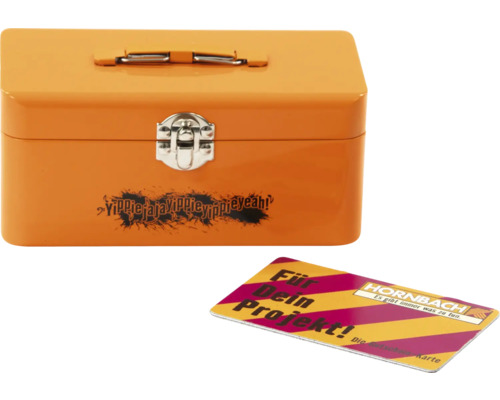 Metall Werkzeugkasten mit Hornbach Kundenkarte