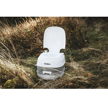 Tragbare Campingtoilette im Freien