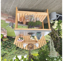 Gärtnertisch promadino Helga 116 x 69 x 139 cm braun
