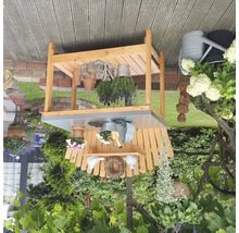 Gärtnertisch promadino Helga 116 x 69 x 139 cm braun