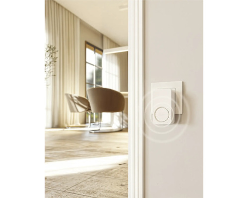 Funkklingel an der Wand montiert