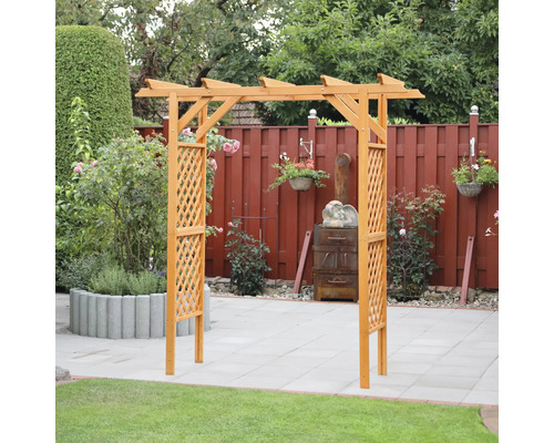 Pergola promadino Bamberg 200 x 51 x 208 cm braun