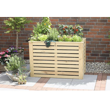 Hochbeet promadino Katrin inkl. Folie 118 x 57 x 80 cm natur