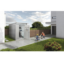 Gartenhaus Biohort AvantGarde Eco A3 Standardtür 180 x 300 cm quarzgrau-metallic