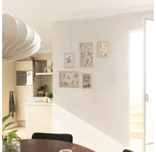 Flexible Fotowand Set naturel eiche weiß 95 cm 5 Fotos 3x 13x18 cm 2x 20x30 cm