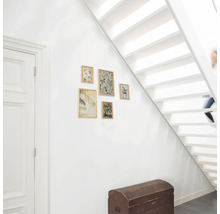 Flexible Fotowand Set naturel eiche weiß 95 cm 5 Fotos 3x 13x18 cm 2x 20x30 cm