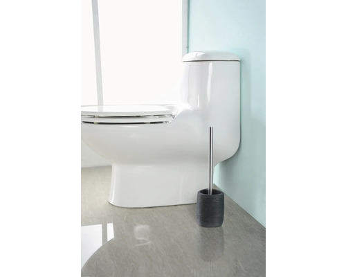 WC-Bürste Mit Halter In Lila – Dekoratives Set Mit Geripptem Design, BPA-frei & Kraftvoll Reinigend