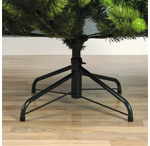Detailaufnahme des Fußes eines künstlichen Weihnachtsbaums