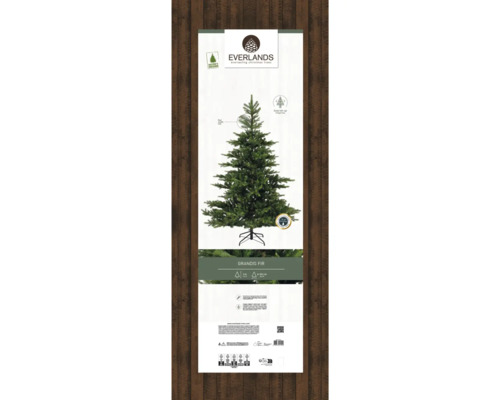 Verpackung eines künstlichen Grandis Tannenbaums von Everlands