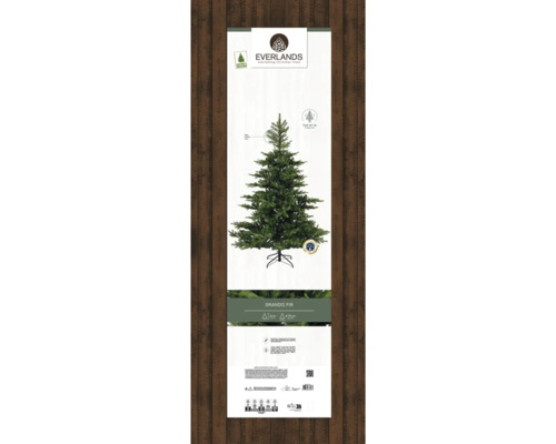 Verpackung einer Everlands Grandis Tanne für die Weihnachtszeit