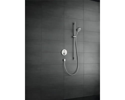 Brauseset mit Kopfbrause und Thermostatarmatur zur Wandmontage