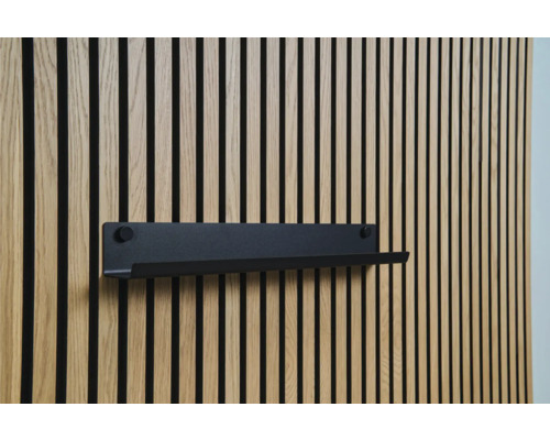 Sonava Function Regal schmal Medium 540 x 70 x 80 mm Wandpaneel aus Holz mit schwarzem Regal