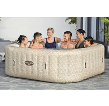 Aufblasbarer Lay-Z-Spa Whirlpool mit mehreren Personen im Wasser