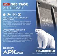Bestway APX365 Frame Pool mit Frostschutz Technologie für den Winter