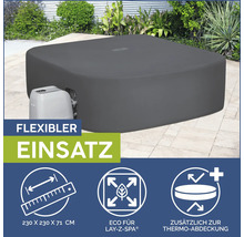 Abdeckung für Lay-Z-Spa Whirlpool, flexibler Einsatz