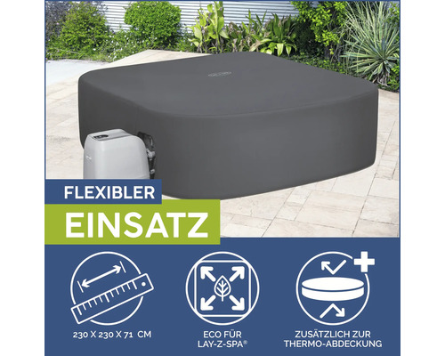 Abdeckung für Lay-Z-Spa Whirlpool, flexibler Einsatz