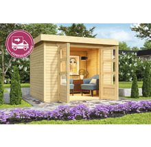 Holzgartenhaus mit Doppeltür und Expresslieferung