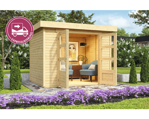 Holzgartenhaus mit Doppeltür und Expresslieferung
