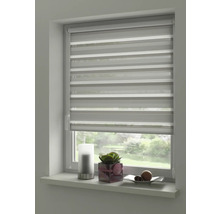 Fenster mit einem Doppelrollo zur Lichtregulierung