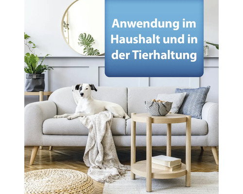Anwendung im Haushalt und in der Tierhaltung