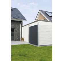 Modern gestalteter Geräteschuppen im Gartenbereich