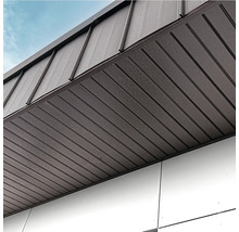 Dachuntersicht mit Paneelen und Fassadenverkleidung