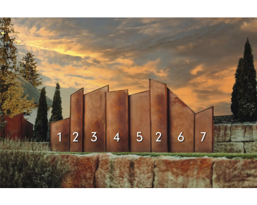 Sichtschutzelemente aus Metall im Garten