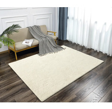 Wohnzimmer mit Sofa und Teppich