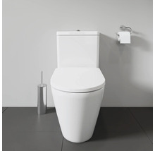 Stand-WC mit Toilettenbürste und Papierhalter