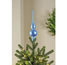 Weihnachtsbaumspitze auf Weihnachtsbaum