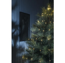 Weihnachtsbaum mit Lichterkette für eine stimmungsvolle Dekoration