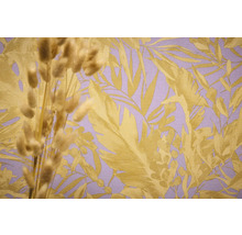 Nahaufnahme einer Tapete mit Blattmuster