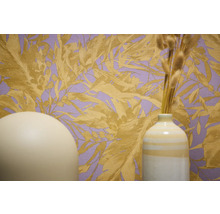 Dekorative Blättertapete mit Pflanzenmuster für Innenräume