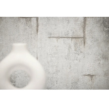 Dekorative weiße Keramikvase mit Loch