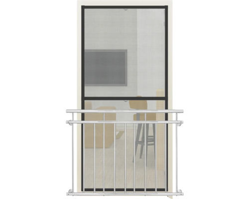 Fliegengittertür mit Geländer für Balkontür