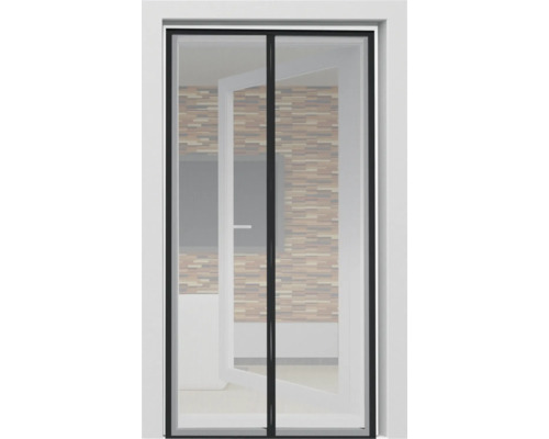 Insektenschutztür mit Magnetverschluss