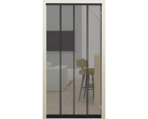 Insektenschutzrollo für Türen, zur Insektenabwehr und als Schutz vor Insekten.