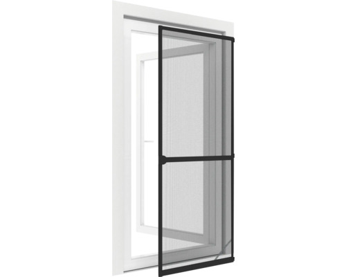 Geöffnetes Fenster mit Insektenschutzgitter