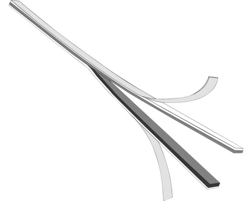 Darstellung von drei Schichten eines Materials