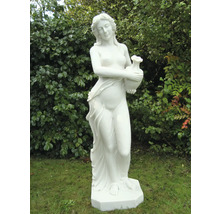 Statue einer Frau mit Krug für den Garten