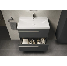 Waschtischunterschrank mit Schublade im Badezimmer