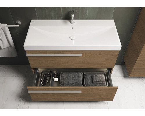 Waschtischunterschrank mit Schublade, Badezimmer