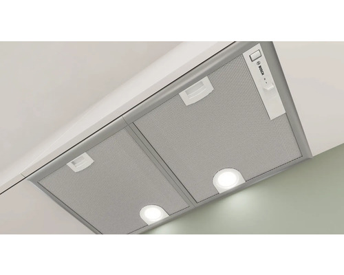 Bosch Dunstabzugshaube mit Beleuchtung und Metallgitterfilter