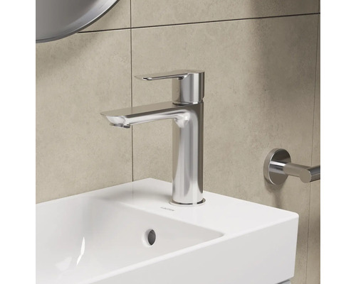 Waschtischarmatur auf einem Waschbecken