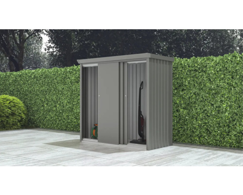 Gartenschrank aus Metall mit Schiebetüren zur Aufbewahrung von Gartengeräten