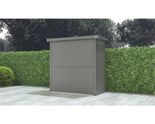 Metallgerätehaus im Außenbereich zur Gartenaufbewahrung