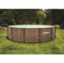 Marimex Frame Pool mit Holzoptik im Garten