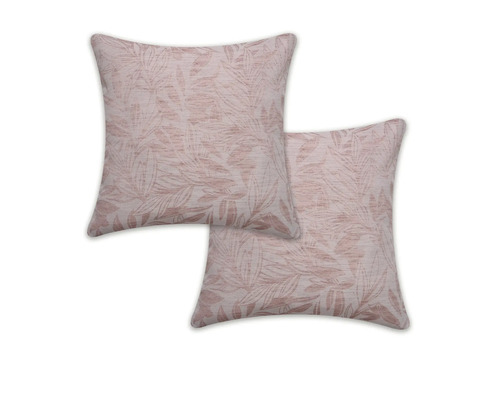 Zwei Kissen mit Blätterdesign für dekorative Zwecke